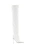 Tony Bianco White Silver Boots Size 5 1/2 - photo 1