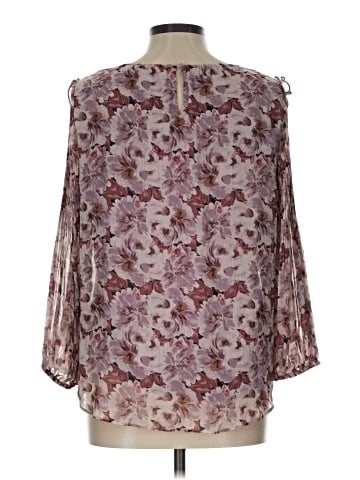 LC Lauren Conrad 3/4 Sleeve Blouse (view 2)