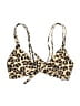 REVAMPED Animal Print Gold Swimsuit Top Size XL - photo 1