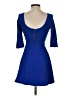 Express Solid Blue Cocktail Dress Size XS - photo 2