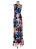 Xscape 100% Polyester Floral Blue Casual Dress Size 10 - photo 1