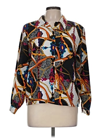 Impressions Long Sleeve Blouse (view 1)