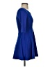 Express Solid Blue Cocktail Dress Size XS - photo 4