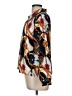 Impressions Print Black Long Sleeve Blouse Size M (estimated) - photo 5