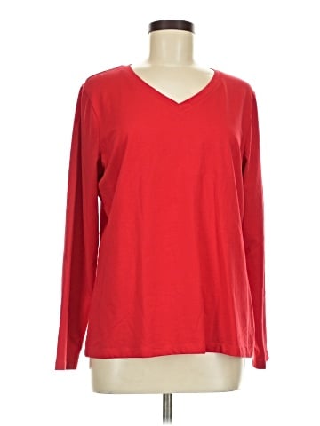 Denim & Co Long Sleeve T-Shirt (view 1)