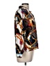 Impressions Print Black Long Sleeve Blouse Size M (estimated) - photo 4