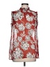 Who What Wear 100% Polyester Red Sleeveless Blouse Size L - photo 1