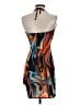 PrettyLittleThing Graphic Orange Cocktail Dress Size 4 - photo 2