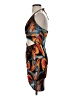 PrettyLittleThing Graphic Orange Cocktail Dress Size 4 - photo 5