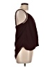 Naked Zebra 100% Polyester Burgundy Sleeveless Blouse Size L - photo 4