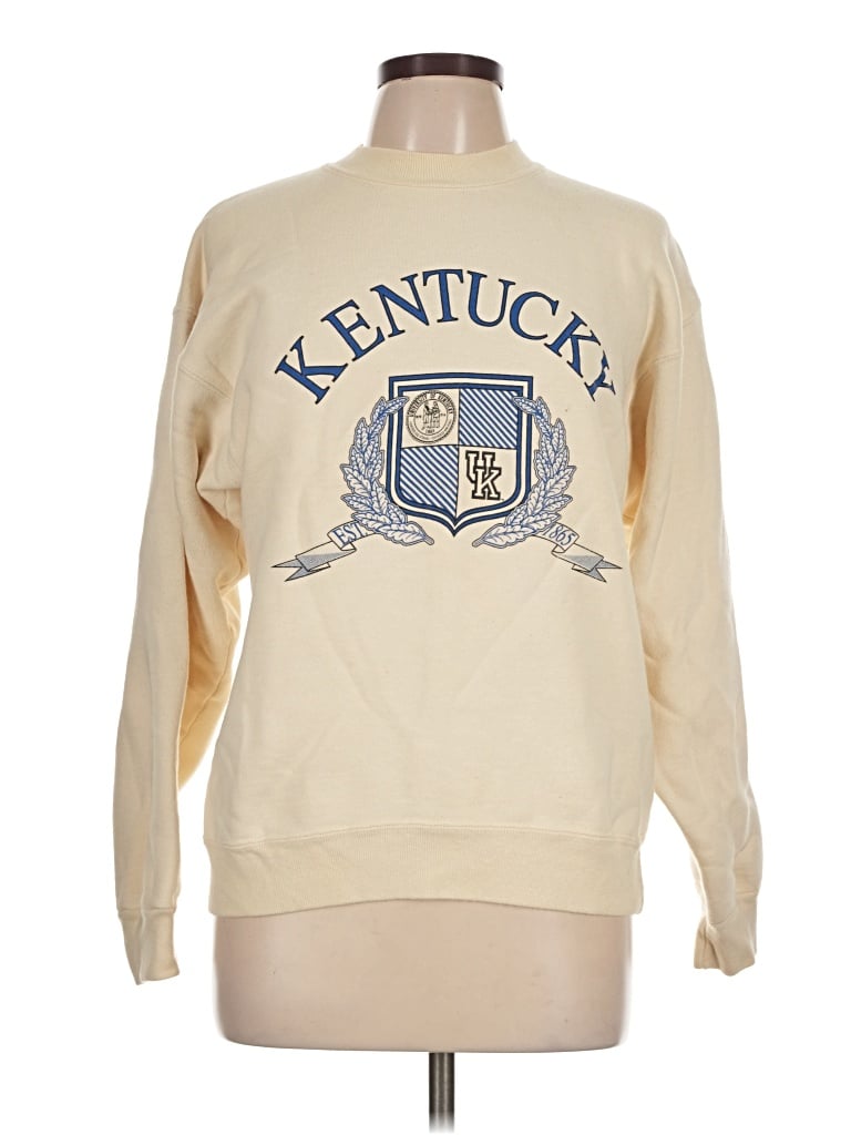 Pre-owned Assorted Brands Sweatshirt In Ivory