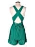 Leith 100% Polyester Solid Green Romper Size S - photo 2
