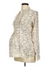 Gap - Maternity Ivory Long Sleeve Blouse Size M - photo 1