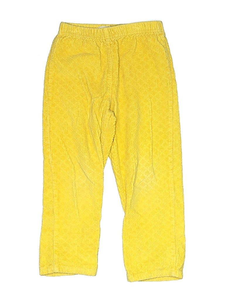 Pre-owned Deux Par Deux Kids' Casual Pants In Yellow