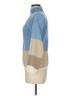 Unbranded Color Block Blue Turtleneck Sweater Size M (estimated) - photo 5