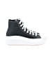 Converse 100% Leather Black Sneakers Size 6 1/2 - photo 1