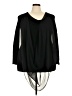 GRAFFITI Black Long Sleeve Top Size XL - photo 1