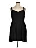 Old Navy 100% Rayon Solid Black Cocktail Dress Size XL - photo 1