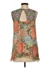 Spense 100% Polyester Orange Sleeveless Blouse Size S - photo 2