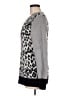 Skye's The Limit Animal Print Silver Pullover Sweater Size M - photo 5