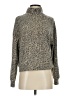 Olivaceous Animal Print Tan Pullover Sweater Size S - photo 1