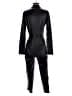 DKNY 100% Polyester Metallic Black Jumpsuit Size XS - photo 2