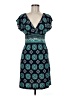 Max Studio Print Teal Casual Dress Size M - photo 1
