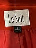 Le Suit 100% Polyester Red Blazer Size 6 - photo 6