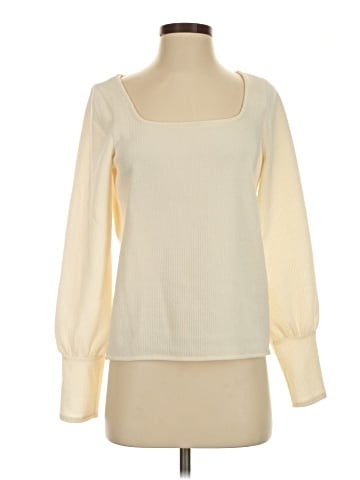 Madewell Ottoman Rib Square-Neck Top (view 1)