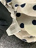 Monteau Polka Dots Ivory Short Sleeve Top Size S - photo 8