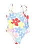 Unbranded Floral White One Piece Swimsuit Size 18-24 mo - photo 1