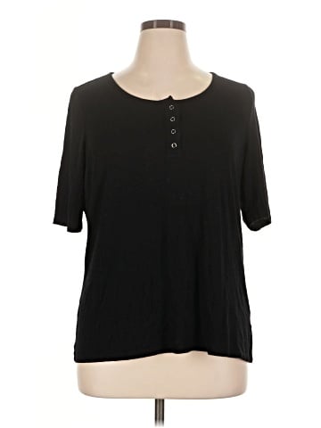 Torrid Short Sleeve Henley (view 1)