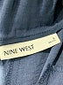 Nine West 100% Polyester Solid Blue Shorts Size S - photo 3