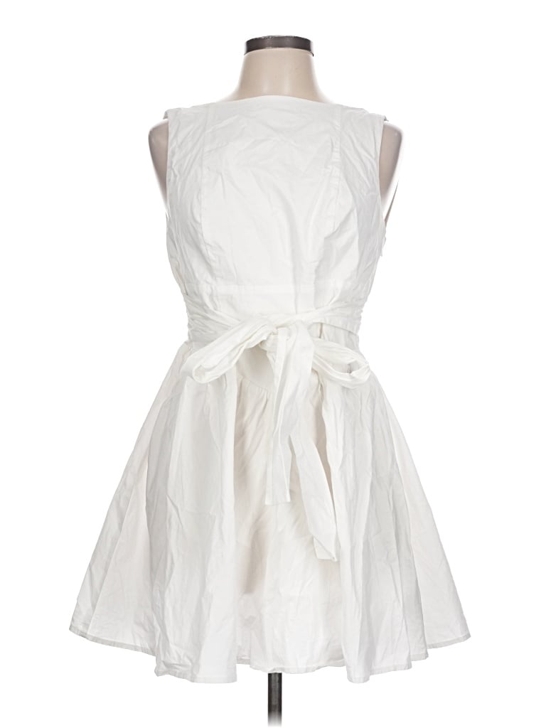 Pre-owned Wild Fable Casual Dress In White