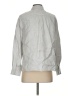 Theory Houndstooth Silver Long Sleeve Blouse Size P (petite) - photo 2