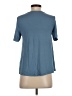 Topshop Blue Short Sleeve Blouse Size 4 - photo 2