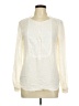 Ann Taylor LOFT Ivory Long Sleeve Blouse Size M - photo 1