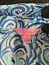 Lilly Pulitzer 100% Cotton Paisley Blue Long Sleeve Blouse Size 4 - photo 7