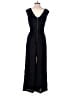 Tahari Solid Black Jumpsuit Size 4 - photo 2
