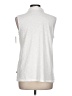 T by Talbots 100% Cotton Gray White Sleeveless Top Size L - photo 2