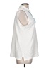 T by Talbots 100% Cotton Gray White Sleeveless Top Size L - photo 4