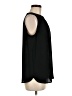 Ann Taylor LOFT 100% Polyester Black Sleeveless Blouse Size M - photo 4