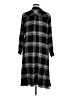 Dex Plaid Black Casual Dress Size 0X - photo 2