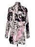 Unbranded Print Pink Long Sleeve Blouse Size S - photo 2