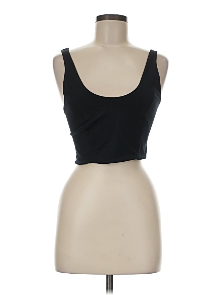 Pre-owned Fp Movement Tank Top Black Strapless Neckline Tops