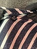Paraphrase Stripes Black 3/4 Sleeve T-Shirt Size XS - photo 5