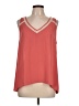 Ann Taylor LOFT Outlet 100% Polyester Red Sleeveless Blouse Size L - photo 1