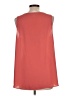 Ann Taylor LOFT Outlet 100% Polyester Red Sleeveless Blouse Size L - photo 2