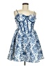 Shein Paisley Blue Cocktail Dress Size 8 - 10 - photo 1