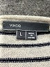Vince. Stripes Gray Wool Pullover Sweater Size L - photo 7
